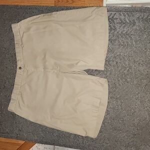 Vintage Polo ralph lauren golf cotton khaki shorts size 40 signature label back